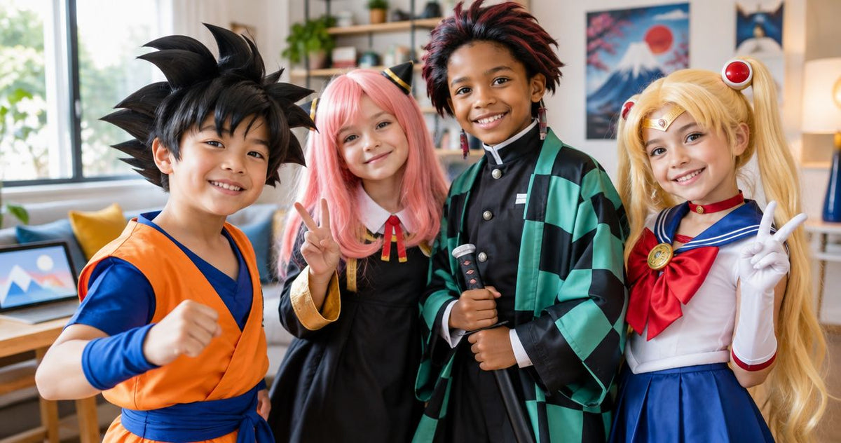 Best anime cosplay costumes for kids 2026
