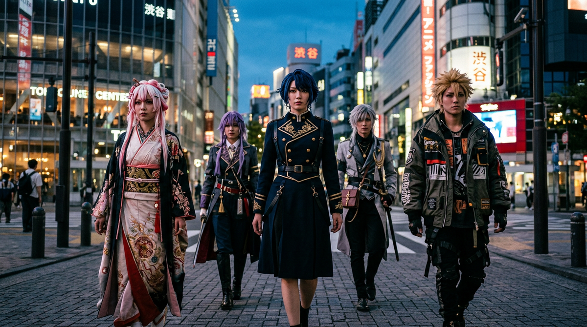 Anime Cosplay Costumes in Tokyo