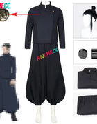 in Stock S-2XL Geto Suguru Cosplay Costume Wig Earring Anime Cosplay School Uniform Halloween Party Outfit for Women Men