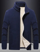 Mens Thick Fleece Jackets Men Outwear Sportswear Wool Liner Warm Jackets Coats Man Thermal Coat Men Winter Coat Plus Size M- 9XL