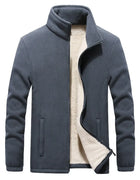 Mens Thick Fleece Jackets Men Outwear Sportswear Wool Liner Warm Jackets Coats Man Thermal Coat Men Winter Coat Plus Size M- 9XL