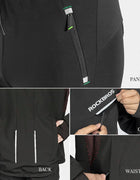 ROCKBROS Long sleeve Cycling Sets Winter Thermal Fleece Jersey Windproof Reflective Jacket Bicycle Sportswear Cycling Clothings