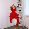 In stock for 2025, Evening European and American women's clothing, sleeveless V-neck, halter, irregular tassel, backless