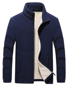 Mens Thick Fleece Jackets Men Outwear Sportswear Wool Liner Warm Jackets Coats Man Thermal Coat Men Winter Coat Plus Size M- 9XL