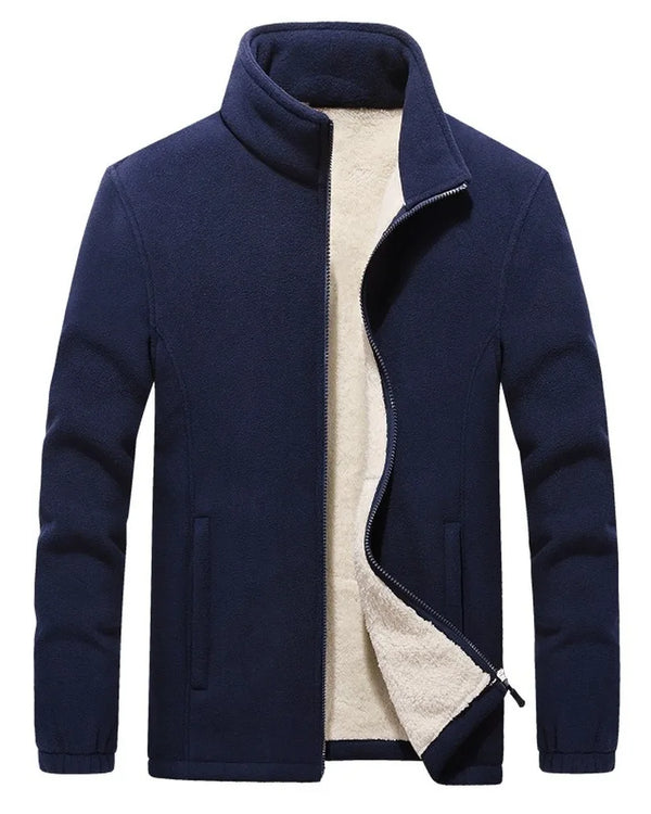 Mens Thick Fleece Jackets Men Outwear Sportswear Wool Liner Warm Jackets Coats Man Thermal Coat Men Winter Coat Plus Size M- 9XL
