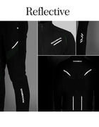 ROCKBROS Long sleeve Cycling Sets Winter Thermal Fleece Jersey Windproof Reflective Jacket Bicycle Sportswear Cycling Clothings