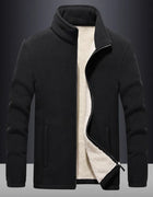 Mens Thick Fleece Jackets Men Outwear Sportswear Wool Liner Warm Jackets Coats Man Thermal Coat Men Winter Coat Plus Size M- 9XL