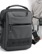 Wepower New Simple Men's Small Bag Fashionable Crossbody Bag Wearing Belt Hanging Bag Portable Shoulder Carry-on Bag