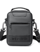 Wepower New Simple Men's Small Bag Fashionable Crossbody Bag Wearing Belt Hanging Bag Portable Shoulder Carry-on Bag