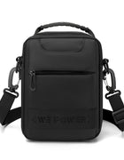 Wepower New Simple Men's Small Bag Fashionable Crossbody Bag Wearing Belt Hanging Bag Portable Shoulder Carry-on Bag