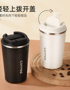 Summer Insulated Stainless Steel Water Cup, Thermos Cup, Coffee Cup, Double-Layer Car Cup, Smart Display Gift Cup, Customizable