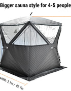 Easy Set-up Winter Fishing Tent Ice Fishing Tent Portable Ice Fishing Shelter Waterproof & Windproof Winter Fishing Equipment