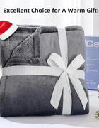 Electric Heated Blanket with 6 Heat Settings and 10 Timer Options Flannel and Sherpa Materials Washable Perfect Warm Gift