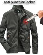 Fashionable Safe-stab Proof Jacket Military Tactical Knife Invisible Flexible Cutting Chopping Resistant Police Fbi Clothing
