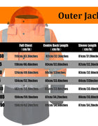 Hi Vis 5 in 1 Waterproof Parka Windbreaker Workwear Rain Coat Reflective Safety Jacket with Detachable Linner
