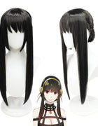 Manga SPY×FAMILY Cosplay Yor Forger Long Black Cosplay Wig SPY×FAMILY Cosplay Yor Forger Black Hair