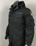US Military Fleece Tactical Windbreaker Jacket Men Autumn Winter Outdoor Windproof Warm Hood Cotton Coat Work Army Clothes Pants