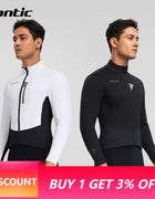 Santic New Cycling Sets Autumn and Winter Keep Warm Cycling Suit Sets Windproof Cycling Jacket for Bicycles