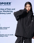 COPOZZ Taslan 3L Snowboard Ski Jacket Wear Men Women Winter Hooded Thickened Warm Parkas Male Snow Jacket for Hiking Camping