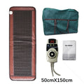 Far Infrared Jade Heating Pad Tourmaline Mat with Hot Stones & Timer Warming Mat for Back Pain, Large Heated Mat for Bed, Sofa,