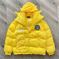 GLO GANG Vest Jacket High-quality Embroidered Printed Cotton Coat Detachable Sleeves Outerwear