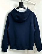 Italian BC Embroidery Old Money Style Men's Hooded Cardigan Sweater Casual Jacket