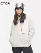 VECTOR Fleece Jacket Woman Autumn Winter Warm Coats Men Clothing 2023 Contrast Sleeve Sweatshirt Coats Color Outdoor Jakcets