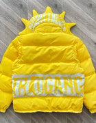GLO GANG Vest Jacket High-quality Embroidered Printed Cotton Coat Detachable Sleeves Outerwear