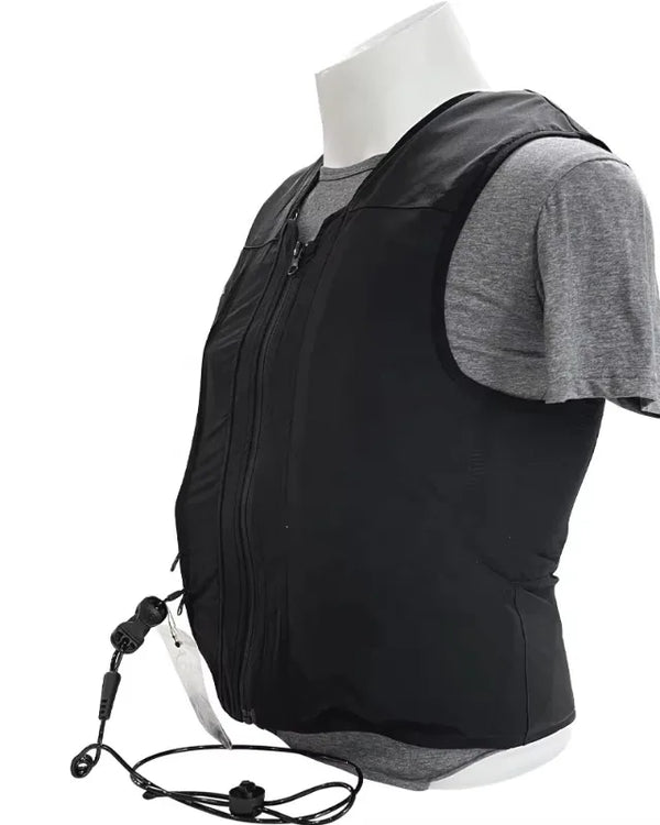 Professional Inflatable Equestrian Vest Nylon Spandex Fabric Air Bladder Protection Horseback Riding Safety Vest