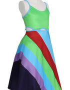 Cosplay For Women Inspired Dress Fancy Dresses Up Multi Colored Adult Costumes Carnival Halloween Costume