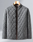 2026 Fleece Jacket Man Warm Autumn Winter Jacket Thickened Padded Jacket Casual Middle-Aged Dad's Outdoor Wear Fleece Lined Coat