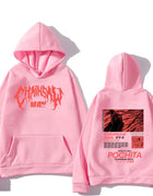 Men's popular chainsaw hooded sweatshirt printed hoodie long sleeved new top cartoon print Gothic streetwear 2024