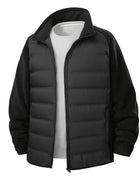 Lightweight Down Coats Man Winter Stand Collar Oversize 16XL Parkas 220Kg Fat Men Wear Thick Fleece Keep Warm Windbreaker Jacket