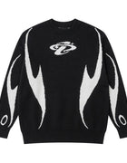 Autumn Winter Women Retro Pullover Sweater Fashion Long Sleeve Star Pattern Y2K Sweater Lady Casual Harajuku Knit Sweater Unisex