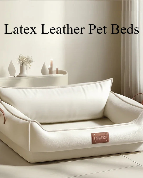 Warm Dog Mats House Winter Large Beds Sofa Waterproof Dog Mattress Pet Products Accessories Leather Easy Clean Emulsion Mats