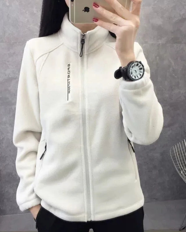 Thickened Fleece Lined Outdoor Jacket Warm Coat for Men And Women Inner Wear for down Jacket Traveling Camping Hiking Gear