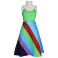 Cosplay For Women Inspired Dress Fancy Dresses Up Multi Colored Adult Costumes Carnival Halloween Costume