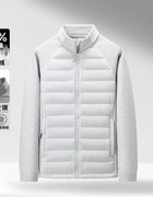 High-quality and Fashionable New National Standard 90-Down lightweight Knitted Stand-up Collar down Jacket for Men in Winter