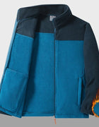 Winter Fleece Jacket Men Warm Full Zipper Jackets Couple Fleece Hiking Coat Outdoor Tactical Windproof Mens Jacket Plus Size 9XL