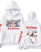 Anime InuYasha Sesshoumaru Hoodie Harajuku Hip Hop Pullover Tops Fans Gift