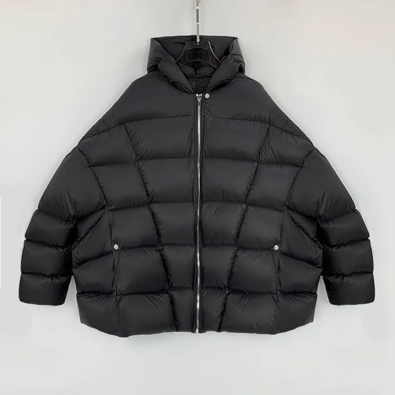 High Street RO Style Down Jacket for Men and Women Large Board Long Sleeved Jacket Loose and Thick Street Style Down Jacket