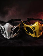 Game Mortal Kombat Bi Han Cosplay Mask NOOB SAIBOT ABS Adult Half Fack Mask Halloween Costume Props
