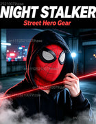 Marvel Superhero Spiderman Mask Costume Breathable High Elasticity Mask Spider Lens Cosplay Hat Gift For Fans Halloween Cosplay