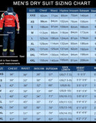 Kayak Dry Suits High Visibility Water Rescue Mens Drysuits Waterproof Survival Paddling Clothing for Cold Water Staying Dry Safe