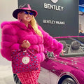 Luxury Real Fox Fur Coat Women Winter Thick Warm Hooded Fox FurJacket Short Bubble Real Fur Coats Outerwear  Genuine Fur