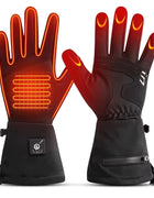 Airo Thermal Hand Warmer Battery Heating Glove Man Rechargeable Winter Mittens Electric Warm Heated Ski Gloves Gants Chauffants