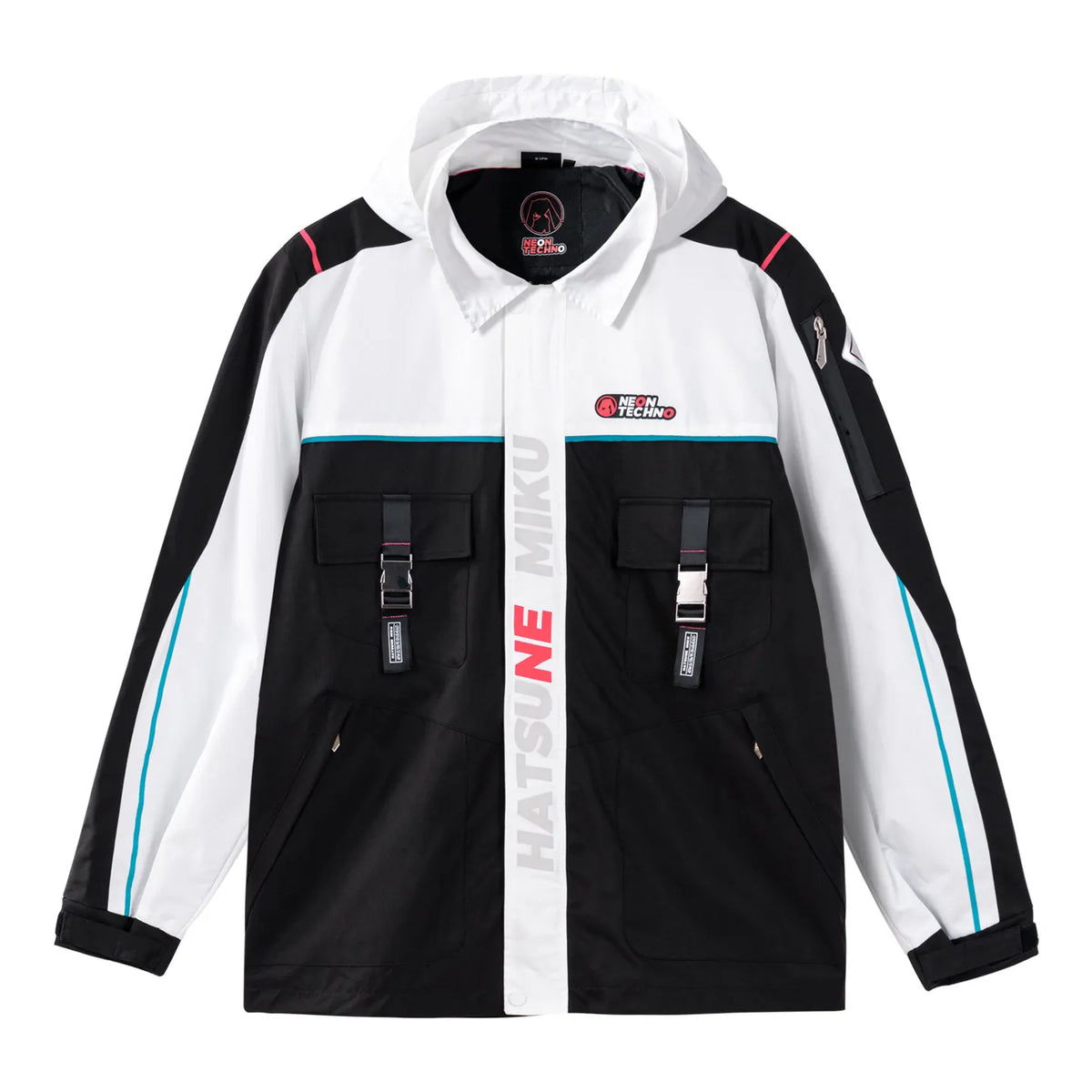 Moeyu Hatsune Miku Cosplay Hooded Loose Jacket Winter Trench Coat Anime Costume Casual Outwear For Men And Women