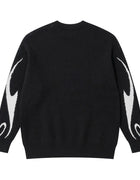 Autumn Winter Women Retro Pullover Sweater Fashion Long Sleeve Star Pattern Y2K Sweater Lady Casual Harajuku Knit Sweater Unisex