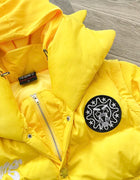 GLO GANG Vest Jacket High-quality Embroidered Printed Cotton Coat Detachable Sleeves Outerwear