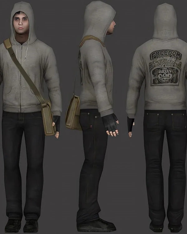 Simon Henriksson Zipper Hoodie "Scream of Fear" Simon's Role Playing Sweatshirt Autumn/Winter Gamer Gift Fashion Aesthetic